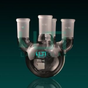5680-Flasks, Round Bottom, Four Necks Parallel, DIN & USP