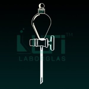6800-Separating Funnel, Globe (Long Stem) with Glass Stopper, ASTM