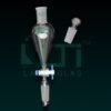 6840-Separating Funnel, Squibb, PTFE Plug with Lower Joint, ASTM