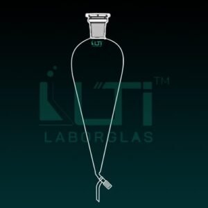 6930-Separating Funnel Pear Shape, Needle Valve Stopcock, ISO