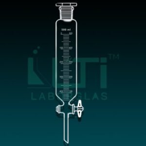 6990-Separating Funnel, Cylindrical, Graduated, PTFE Plug, ASTM