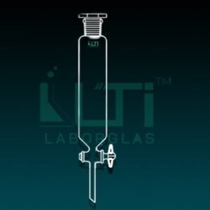 7000-Separating Funnel, Cylindrical, Plain without Graduation, PTFE Plug, ASTM