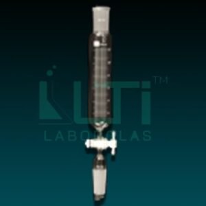 7010-Separating Funnel, Cylindrical, Graduated, PTFE Plug with Lower Joint, ASTM