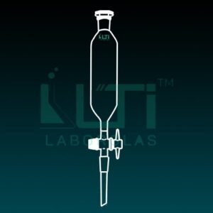 7040-Separating Funnel, Cylindrical, PTFE Stopcock, DIN/ISO