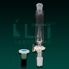 7160-Pressure Equalizing Funnels, Cylindrical, Solid Glass Stopcock, DIN/ISO