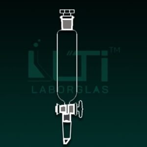 7170-Pressure Equalizing Funnels, Cylindrical, PTFE Stopcock, DIN/ISO