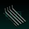 8390-Reusable Glass Drinking Straw with Cleaning Brushes